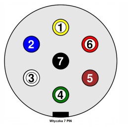 Socket plug socket 12v 7 pin electrical connector