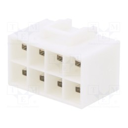 1 pcs x JST - B08P-VL - Socket, wire-board, male, PIN: 8, on PCBs, Plating: tinned, 6.2mm