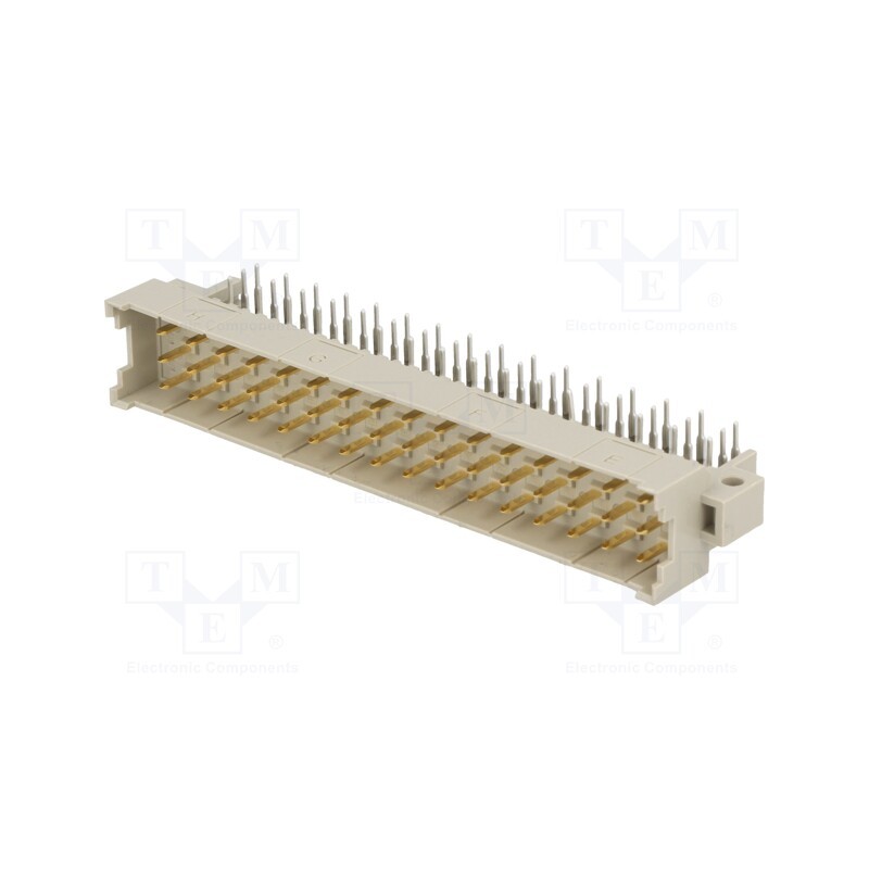 1 pcs x HARTING - 9061486901 - Socket, DIN 41612, type F, male, PIN: 48, d+b+z, THT, angled 90°
