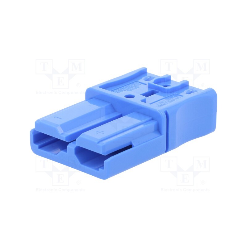 1 pcs x ANDERSON POWER PRODUCTS - SBS50BLU - Plug, DC supply, SBS® 50, hermaphrodite, w/o contacts, for cable