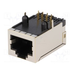 1 pcs x Amphenol Communications Solutions - LMJ2018814100DT1 - Socket, RJ45, PIN: 8, shielded,with isolation transformer, THT