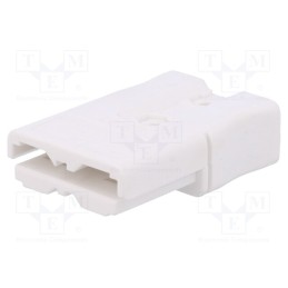 1 pcs x ANDERSON POWER PRODUCTS - SBS50WHT - Plug, DC supply, SBS® 50, hermaphrodite, w/o contacts, for cable