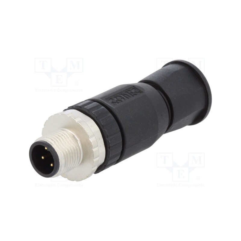 1 pcs x CONEC - SAL-12-RSC4-S/150 - Plug, M12, PIN: 4, male, A code-DeviceNet / CANopen, for cable