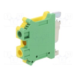 1 pcs x PHOENIX CONTACT - 3003923 - Splice terminal: rail, 0.5÷6mm2, ways: 1, terminals: 2, USLKG