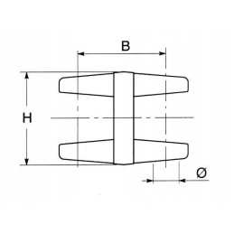 Double fork 23 80 mm 2 g2 s2 bondioli p