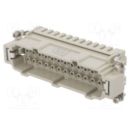 1 pcs x DEGSON ELECTRONICS - DE-024-MC - Connector: HDC, contact insert, male, DE, PIN: 24, 24+PE, size D24B
