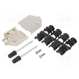 1 pcs x FISCHER ELEKTRONIK - 10162829 - Enclosure: for D-Sub connectors, D-Sub 9pin,D-Sub HD 15pin