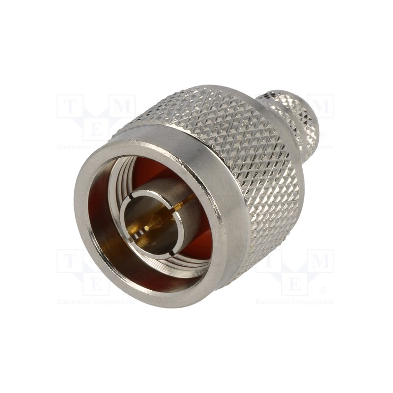 1 pcs x AMPHENOL RF - N1121A1-NT3G-7-50 - Plug, N, male, straight, 50Ω, KX4,RG213,RG393, crimped, PTFE