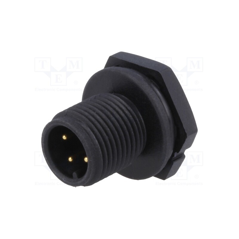 1 pcs x AMPHENOL LTW - LTWM12P-04PMMS-SC - Socket, M12, PIN: 4, male, A code-DeviceNet / CANopen, soldering