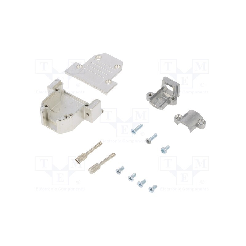 1 pcs x ENCITECH - DTMP15-PCC75-K - Enclosure: for D-Sub connectors, D-Sub HD 26pin, straight