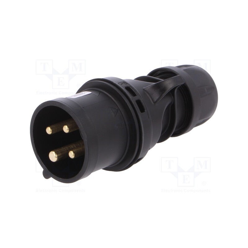 1 pcs x PCE - 014-6X - Connector: AC supply 3-phase, plug, male, 16A, 400VAC, IEC 60309