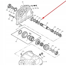 72302 drive gear shaft washer