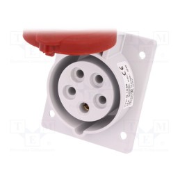 1 pcs x PAWBOL - B.1056 - Connector: AC supply 3-phase, socket, female, 16A, 400VAC, IP44