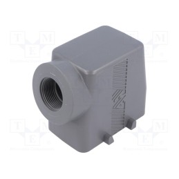 1 pcs x ILME - TMAO 10.25 - Enclosure: for HDC connectors, T-TYPE, size 57.27, Gland holes: 1