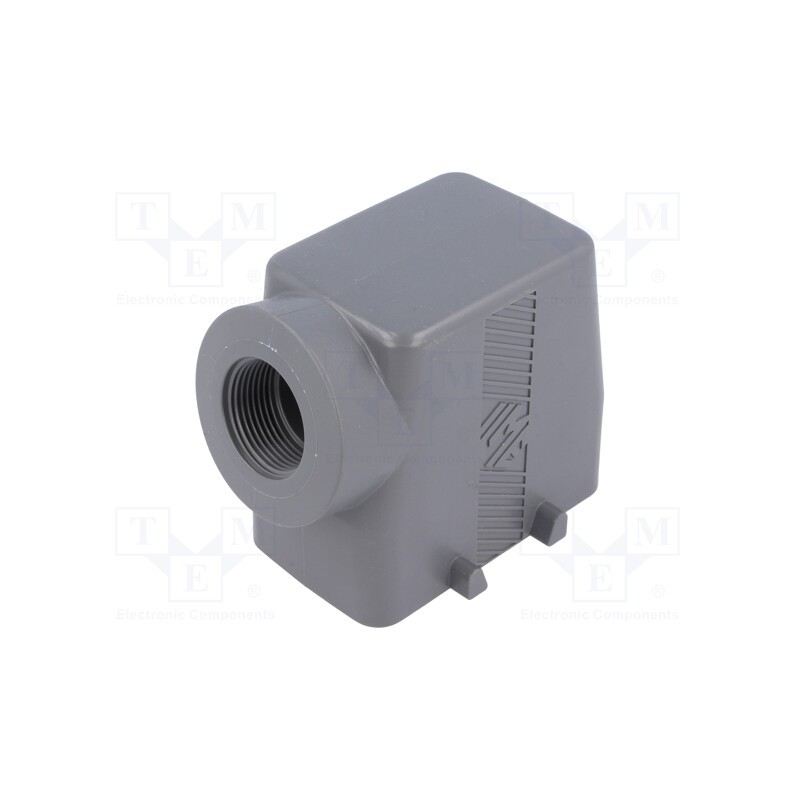 1 pcs x ILME - TMAO 10.25 - Enclosure: for HDC connectors, T-TYPE, size 57.27, Gland holes: 1