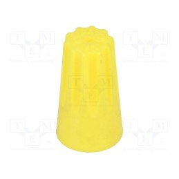 1 set x NINIGI - ST-ASS-WN-Y - Wire nut connector, 0.5÷6mm2, yellow, 50pcs.
