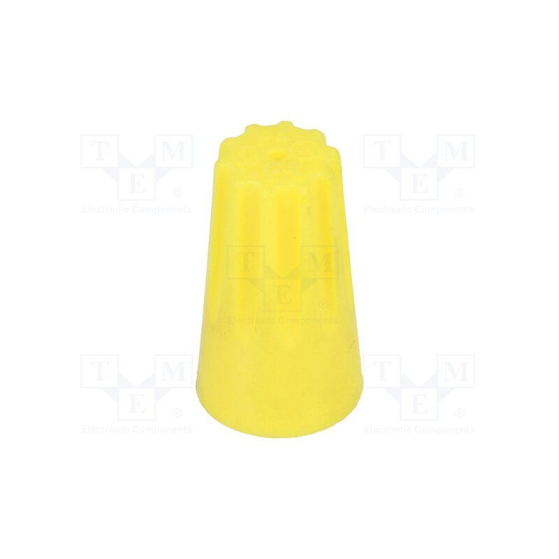 1 set x NINIGI - ST-ASS-WN-Y - Wire nut connector, 0.5÷6mm2, yellow, 50pcs.