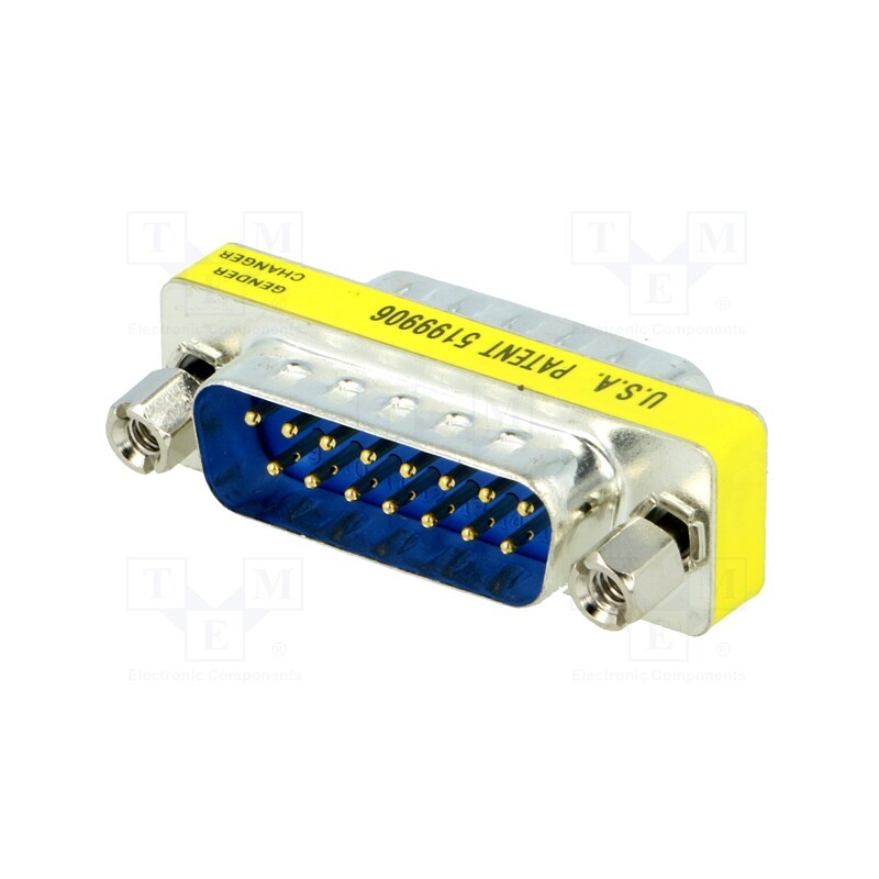 1 pcs x ENCITECH - 2401-0100-02 - Transition: adapter, D-Sub 15pin male,both sides