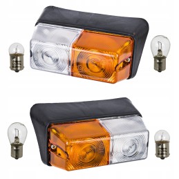 Left right front lamp, plastic, t 25 bulbs