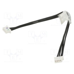 1 pcs x MOLEX - 151340401 - Plug, wire-board, female x2, PicoBlade™, PIN: 4, with leads, cables