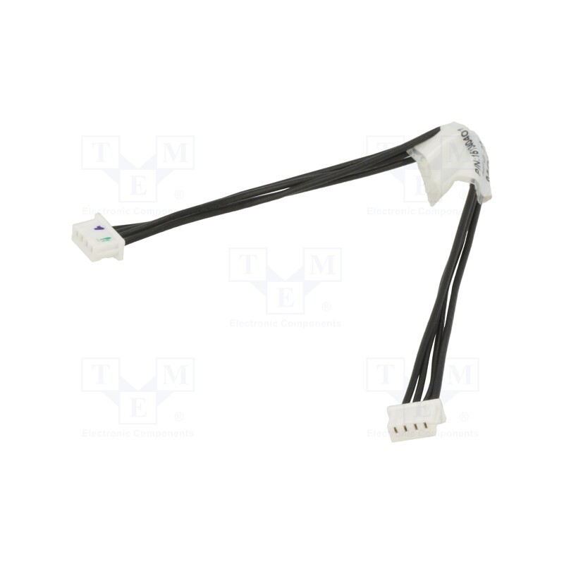 1 pcs x MOLEX - 151340401 - Plug, wire-board, female x2, PicoBlade™, PIN: 4, with leads, cables