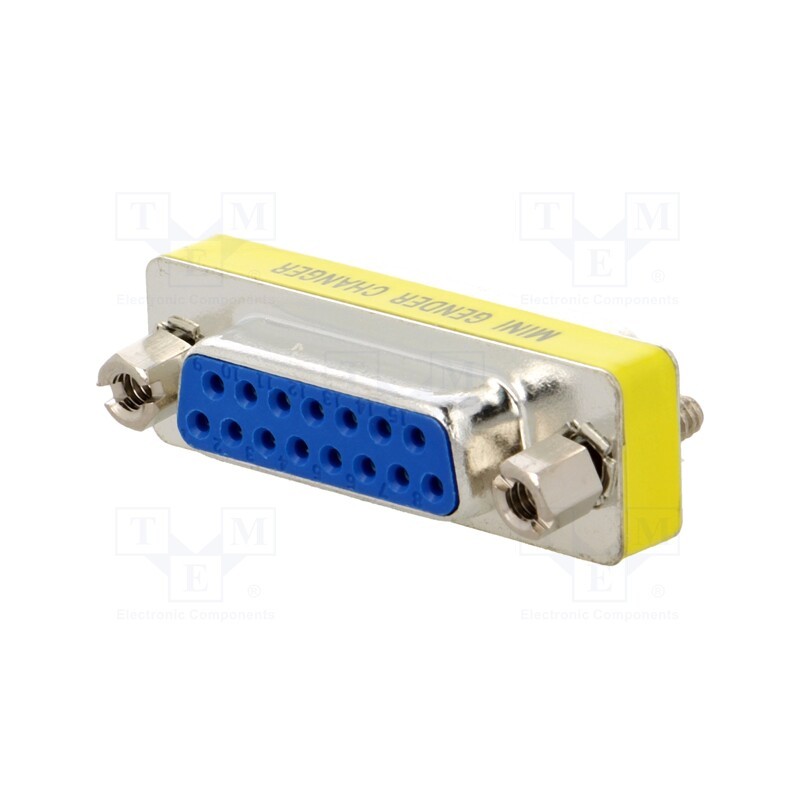 1 pcs x ENCITECH - 2401-0100-12 - Transition: adapter, D-Sub 15pin male,D-Sub 15pin female