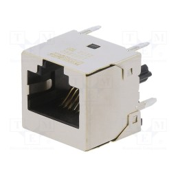 1 pcs x PHOENIX CONTACT - 1091942 - Socket, RJ45, PIN: 8, gold-plated, Layout: 8p8c, on PCBs, THT