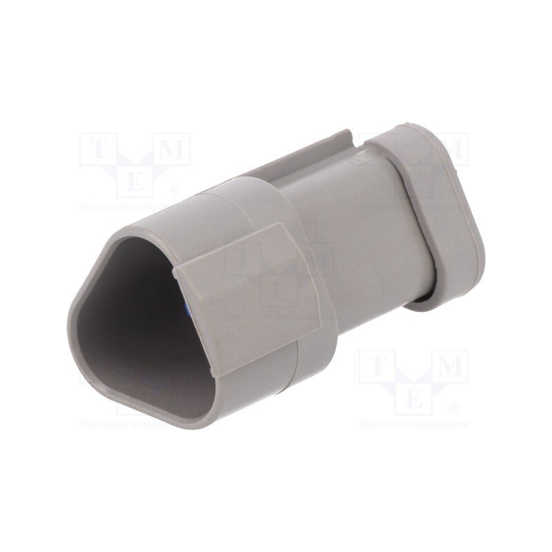 1 pcs x DEUTSCH - DT04-3P-P006 - Connector: wire-wire, DT, male, terminator, PIN: 2, grey, -55÷125°C