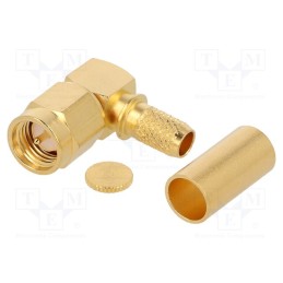 1 pcs x TELEGu00c4RTNER - J01150A0091 - Plug, SMA, male, angled 90°, 50Ω, B9907,KX15,RG58C/U, for cable