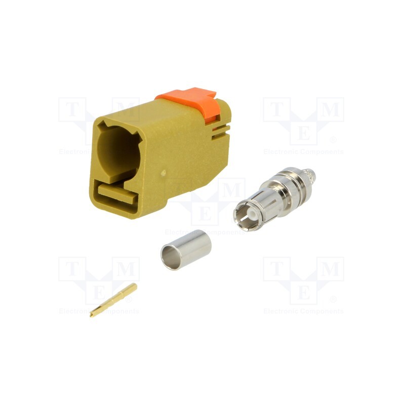 1 pcs x MOLEX - 734036269 - Connector: FAKRA, female, plug, crimped, straight