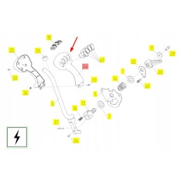 100227331 joystick housing upper side