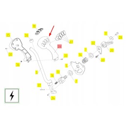 100227331 joystick housing upper side