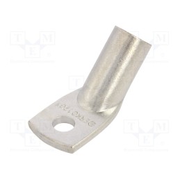 1 pcs x ERKO - KCS45_10-120/1 - Tip: ring tube, M10, 120mm2, crimped, for cable, angled 45°, tinned