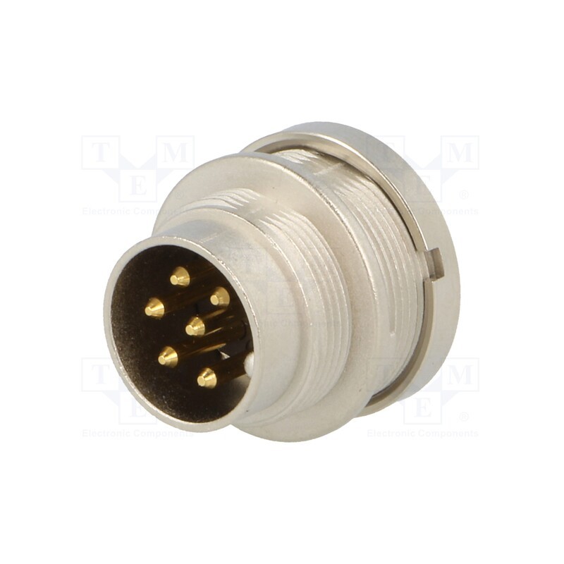 1 pcs x LUMBERG - SFV 60 - Connector: M16, socket, male, soldering, PIN: 6, 5A, 250V, IP40