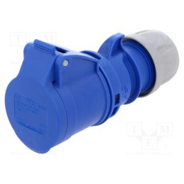 1 pcs x PCE - 213-6 - Connector: AC supply, socket, female, 16A, 230VAC, IEC 60309, IP44