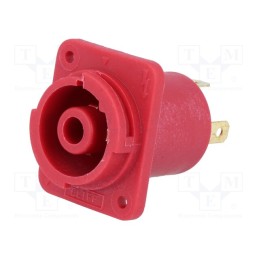 1 pcs x CLIFF - FCR2069 - Connector: circular, 4.8mm connectors,soldering, CLIFFCON, 20A