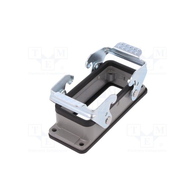 1 pcs x DEGSON ELECTRONICS - D16B-BK-2L - Enclosure: for HDC connectors, size D16B, with double latch