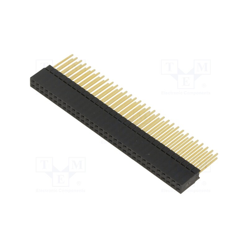 1 pcs x HARWIN - M20-6103245 - Socket, pin strips, female, 2.54mm, PIN: 64, THT, on PCBs, straight