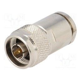 1 pcs x UNICON - 312-013-001 (N-50/2-H1000/W5.01) - Plug, N, male, straight, 50Ω, H1000, clamp, for cable, PTFE