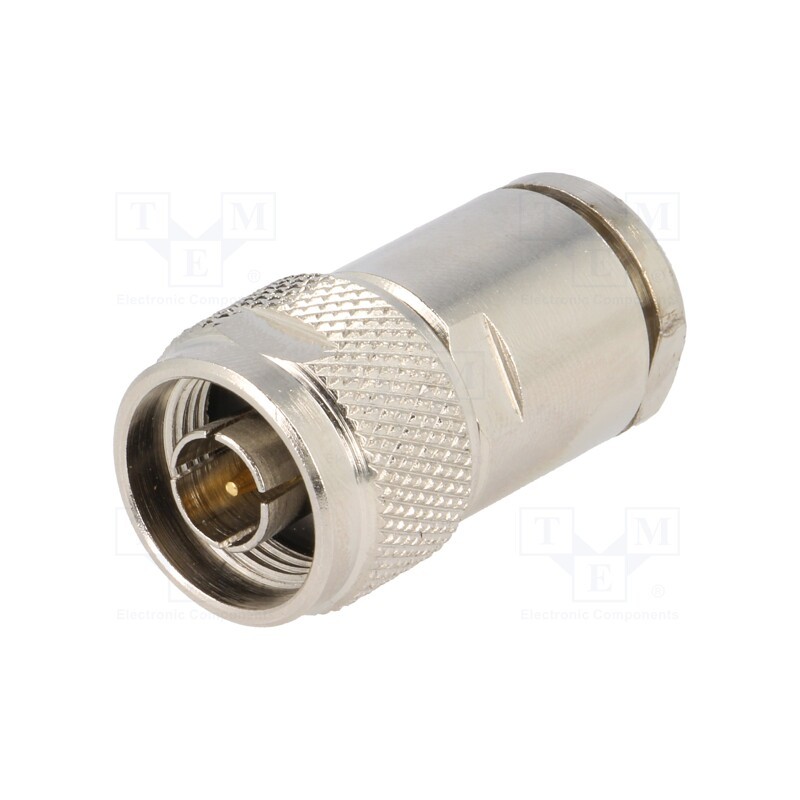 1 pcs x UNICON - 312-013-001 (N-50/2-H1000/W5.01) - Plug, N, male, straight, 50Ω, H1000, clamp, for cable, PTFE