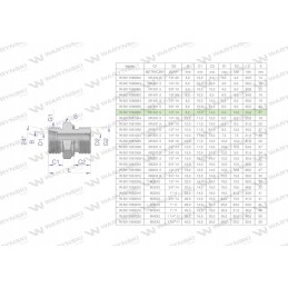 Hydraulic connection bb m14x1 5 x 1 2 Warynski