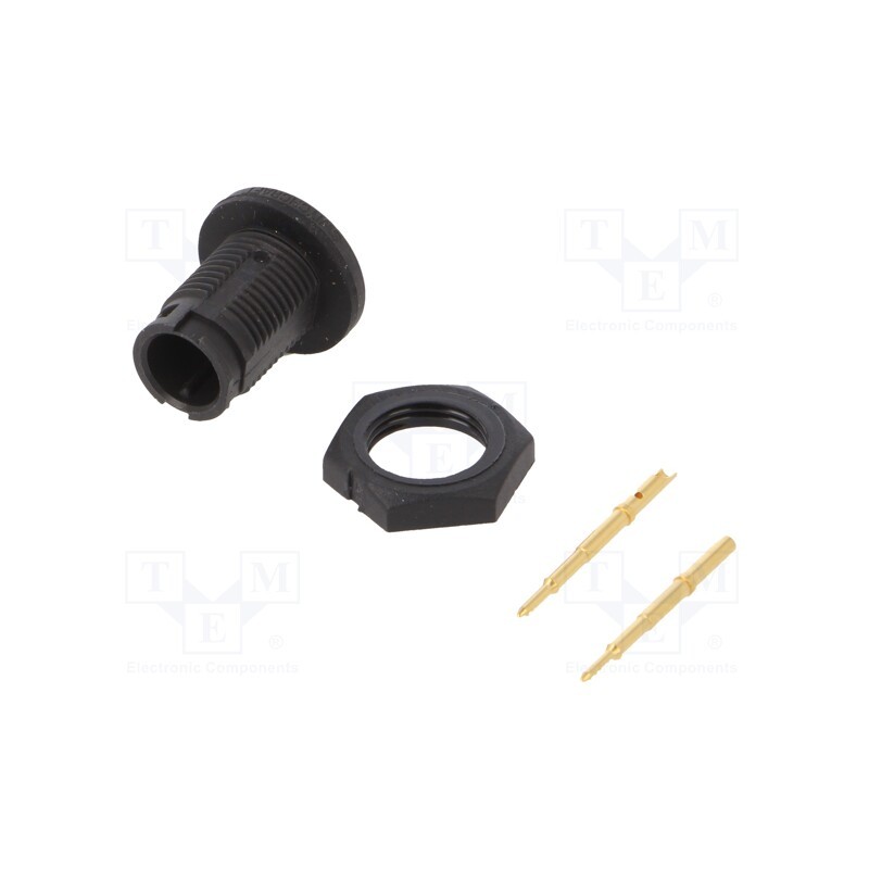 1 pcs x SWITCHCRAFT - EN2P2M20K - Connector: circular, EN2, socket, male, soldering, PIN: 2, 7A, IP68