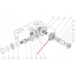 04502900 gear wheel 24 teeth