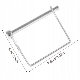 Heavy-duty hook, lawn holder, trailer pin, 10 pcs