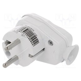 1 pcs x PCE - 9002215 - Connector: AC supply, male, plug, 2P+PE, 250VAC, 16A, Type: round