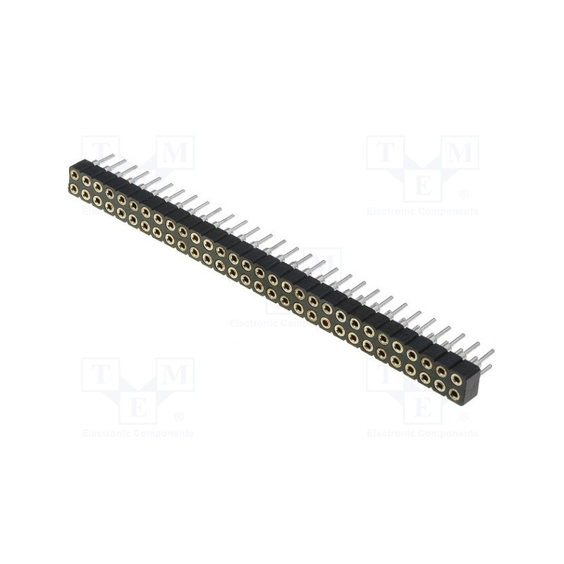 1 pcs x CONNFLY - DS1002-02-2*30BT1F6 - Socket, pin strips, female, PIN: 60, low profile,turned contacts