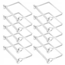 Safety link pin for agricultural lawn trailer