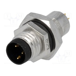 1 pcs x AMPHENOL LTW - 8-03PMMS-SH7001 - Connector: M8, male, PIN: 3, for panel mounting,rear side nut