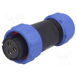 1 pcs x WEIPU - SP2110/S3II-2N - Plug, SP21, female, PIN: 3, IP68, 7÷12mm, 10A, screw terminal, 500V