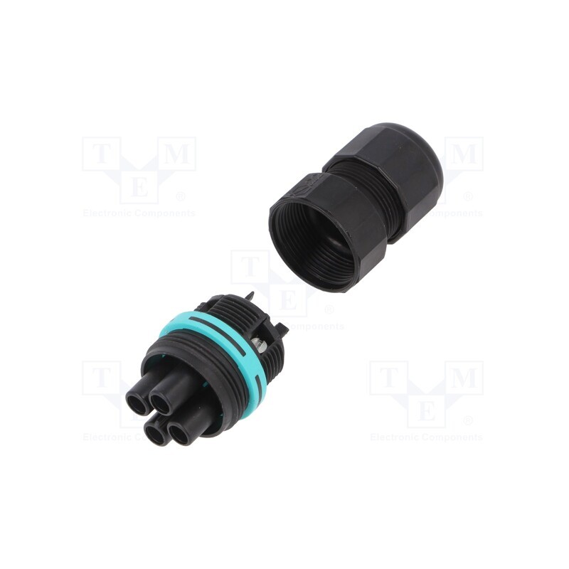 1 pcs x TECHNO - THB.387.B3A - Connector: AC supply, screw terminal, female, TH387, 7÷12mm, 450V
